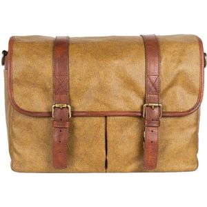 Bronkey Roma canvas messenger bag olive green Limited Edition