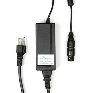IndiPro 12V Power Supply with 4-Pin XLR Connection (8')