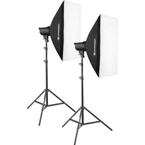 Bresser BRT-200B 2x 200W studio flitsset