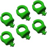 SPRIG Cable Opening 9 mm 1/4”-20, Green, 6-Pack