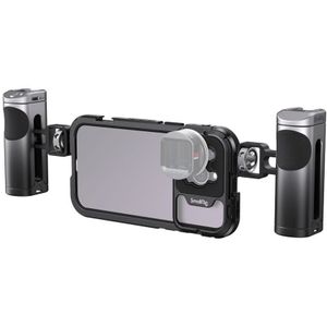 SmallRig Mobiele videokooi kit (dubbele handgreep) voor iPhone 14 Pro Max 4078