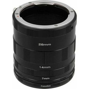 Fotodiox Macro Extension Tube Set for Nikon F Mount SLR Cameras for Extreme Close-up Photography