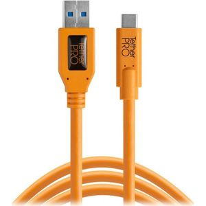 Tether Tools TetherPro USB 3.0 to USB-C 4,6m oranje