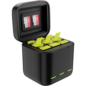 Telesin Triple Battery Charger Box + 2x accu - GoPro 9/10/11/12