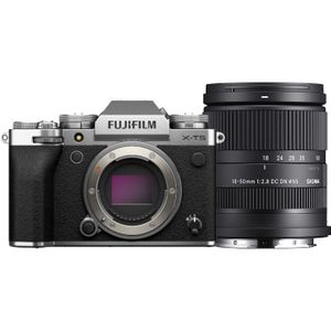 Fujifilm X-T5 zilver + Sigma 18-50mm F/2.8 DC DN Contemporary