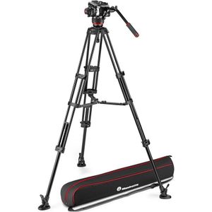 Manfrotto MVK504XTWINMA 504X Video Head + aluminium Twin Leg MS statiefkit