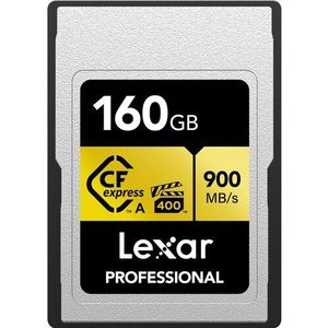 Lexar CFexpress LCAGOLD 160 GB Type A Professional geheugenkaart Gold