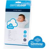 AeroSleep® SafeSleep Hoeslaken - wieg - 90 x 40 cm - Wit