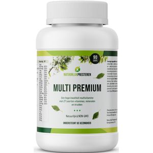 Multi Premium - actieve multivitamine - 5-MTHF Folaat, vegan D3, luteïne en zeaxanthine, MK-7 vitamine K2 – 90 caps