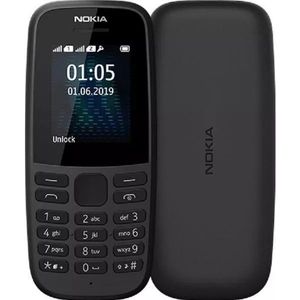 Nokia 105 Dual Sim - Zwart