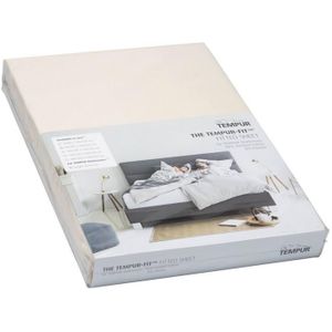 Hoeslaken TEMPUR® Stretch Jersey Crème - 90/100 x 200/220 cm