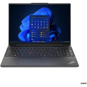 Lenovo ThinkPad E16 AMD G1 T + 3 jaar op locatie, van 2  koerier/brengen PHP (CPN) - 21JT0038MH-B1