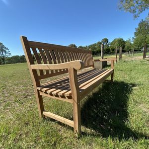 Dordogne Teak tuinbank (180 x 91 cm) - 5 cm pootdikte