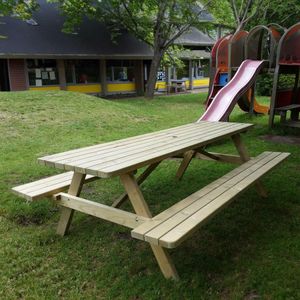 Picknicktafel 240 cm royal KING ® / 4.5 cm dikte