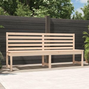 Tuinbank 157,5 Cm Massief Grenenhout of Douglas Hout /  201.5 x 48 x 91.5 cm / Natuurlijk grenenhout