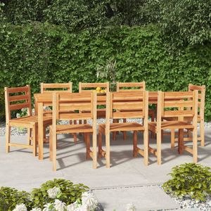 Tuinset Massief Teakhout /  200 cm tafellengte / 8x stoel + Tafel