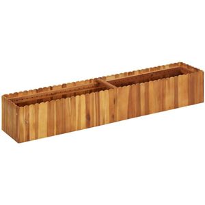 VidaXL Verhoogde Plantenbak 150x30x25 cm - Massief Acaciahout