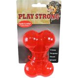Play Strong Hondenspeelgoed Rubber Bot - Rood