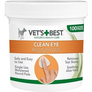 Vets best clean eye round pads