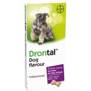 Bayer drontal tasty ontworming hond (6 TABLETTEN)