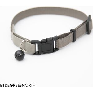 51 Degrees North Wanderful Kattenhalsband - Collar - Nylon - Flat - 23-36cmx10mm