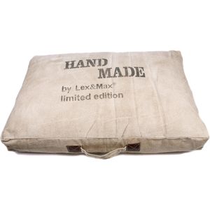 Lex & Max - Boxbed Handmade - Hondenkussen - Sand