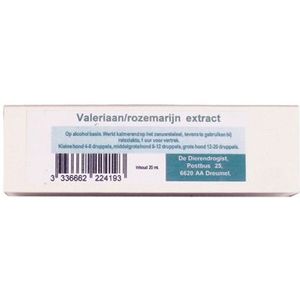 Dierendrogist valeriaan/rozemarijn - 20ml