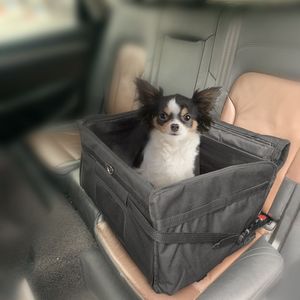 Duvo+ Autostoel Voor Hond - Isofix - Transportbox - Zwart - 45x39x30cm