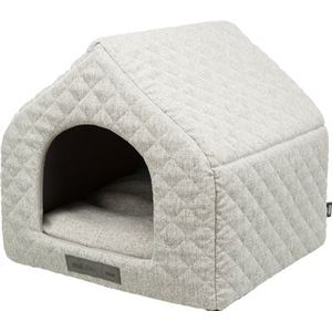 Trixie hondenmand huis noah vitaal schuimrubber lichtgrijs (40X43X45 CM)