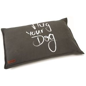 Beeztees hondenkussen lounge hug your dog antraciet (100X70 CM)