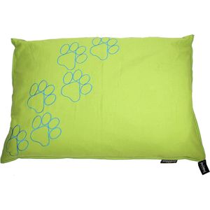 Lex & Max Happy Feet - Hondenkussen - Lime - 100x70cm