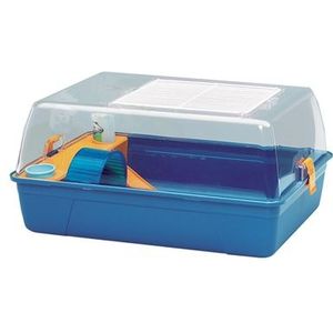 Savic plastic kooi rody hamster blauw (55X39X26 CM)