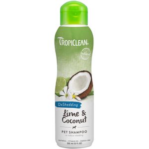 TropiClean Lime & Cocobutter Shed Control Hondenshampoo - 355ml