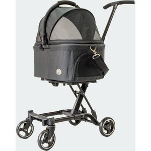 InnoPet City Hopper - Actie Gratis Regenhoes - Hondenbuggy - Black