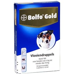 Bolfo gold hond vlooiendruppels (100 2 PIPET)