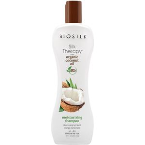 Biosilk - Silk Therapy - Coconut Oil - Moisturizing Shampoo - 355 ml