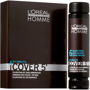 L'Oréal - Homme - Cover 5' - Nr. 5 - Lichtbruin - 3 Stuks
