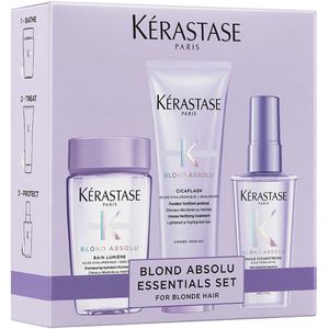 Kérastase - Blond Absolu Discovery Mini Trio Geschenkset - voor elk type blond of ontkleurd haar
