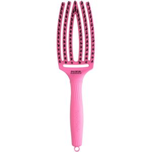 Olivia Garden - Fingerbrush Boar&Nylon - Pink Granita