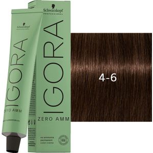 Schwarzkopf - Igora - Zero Amm - 4-6 Medium Brown Chocolate - 60 ml