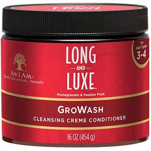 As I am - Long & Luxe Growash Creme Conditioner - 454 gr