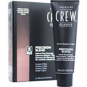 American Crew - Precision Blend - 5-6 Donkerblond - 3x40 ml