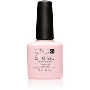 CND - Colour - Shellac - Gellak - Clearly Pink - 7,3 ml