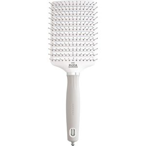 Olivia Garden - Expert Care Vent - Nylon - Silver - Haarborstel - L