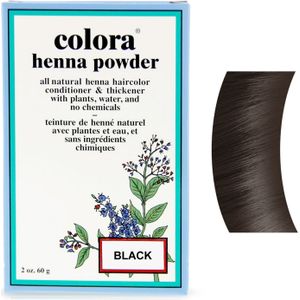 Colora Henna - Kleurpoeder - Black - 60 gr