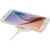 Qi standaard draadloos opladen Pad  voor iPhone 8 / 8 Plus / X &amp; Samsung / Nokia / HTC en andere mobiele telefoons (Wit + TL groen)