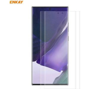 Voor Samsung Galaxy Note 20 Ultra 2 PCS ENKAY Hat-Prince 3D Full Screen PET Gebogen Hot Bending HD Screen Protector Soft Film (Transparant)