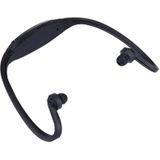 SH-W1FM leven waterdichte Sweatproof Stereo draadloze sport oordopjes koptelefoon In-ear Headphone Headset met Micro SD-kaart  voor slimme telefoons &amp; iPad &amp; Laptop &amp; Notebook &amp; MP3 of andere Audio-apparaten  maximale SD Card Storage: 8GB(Black)
