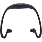 SH-W1FM leven waterdichte Sweatproof Stereo draadloze sport oordopjes koptelefoon In-ear Headphone Headset met Micro SD-kaart  voor slimme telefoons &amp; iPad &amp; Laptop &amp; Notebook &amp; MP3 of andere Audio-apparaten  maximale SD Card Storage: 8GB(Black)