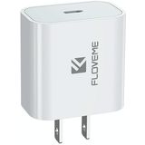 FLOVEME 20W PD 3.0 Travel Fast Charger Power Adapter  US Plug (Wit)